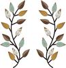 Wrought Iron Olive Branch Wall Decoration for Indoor/Outdoor Use