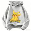 Felpa per Bambini Pikachu 2026 Nuovo Stile Felpa Sportiva per Ragazzi Felpa con Stampa Cartoni Animati per Ragazze Primavera-Autunno Maniche Lunghe Felpa Casual