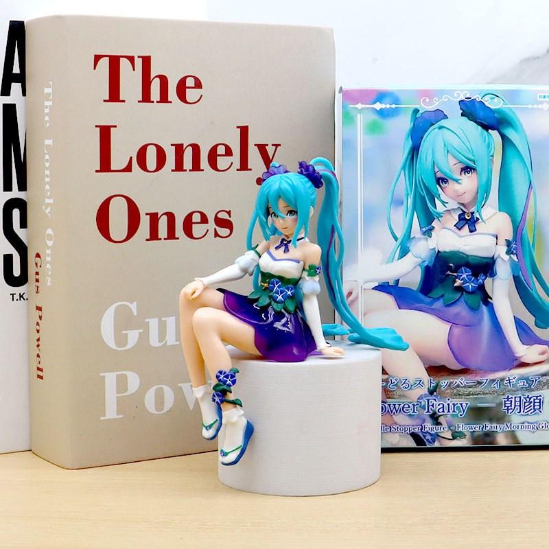 

13cm Hatsune Miku Anime Figure Noodle Stopper Flower Fairy Miku Action Figure PVC Collection Model Ornament Toys Birthday Gifts No Box