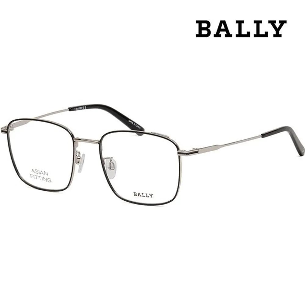 Bally Eyeglass Frames BY5039D 005 Lightweight Square Metal Frames