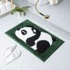 Microfiber Panda Bathroom Carpet 40x60cm Bedside Floor Mat Bathroom Foot Mat Bath Mat Rug  Girl