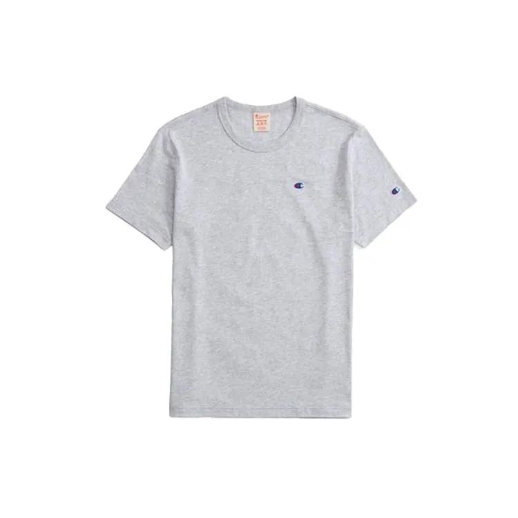 Champion Logo Embroidered Crewneck T Shirt (Unisex) T-Shirts 214674 KK001