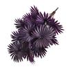 Purple Artificial Palm Tree Realistic Faux Palm Tropical Leaves Fake Palm Branches for Halloween Christmas Indoor Outdoor Decor
