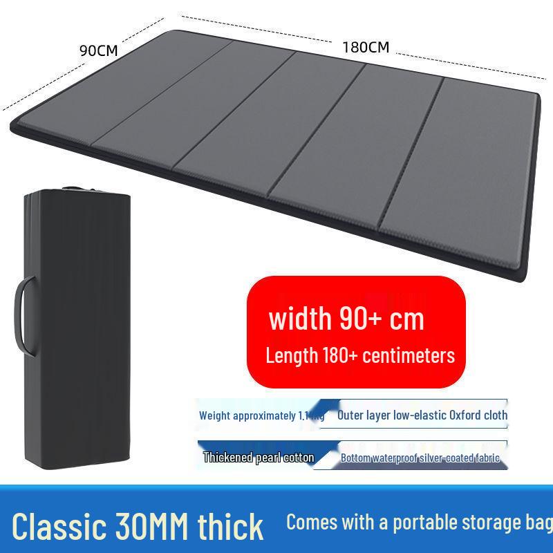 Thickened Waterproof Folding Sleeping Pad: Moisture-Proof Yoga and Nap Mat for Camping and Office Use