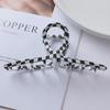 European & American Metal Cat Claw Hair Clip - Leaf Design for Ponytails