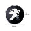 4pcs 56mm Car Wheel Center Hub Cap Rim Sticker Decals Accessories For Peugeot  206 3008 308 307 2008 508 408 106 407 208 207 107