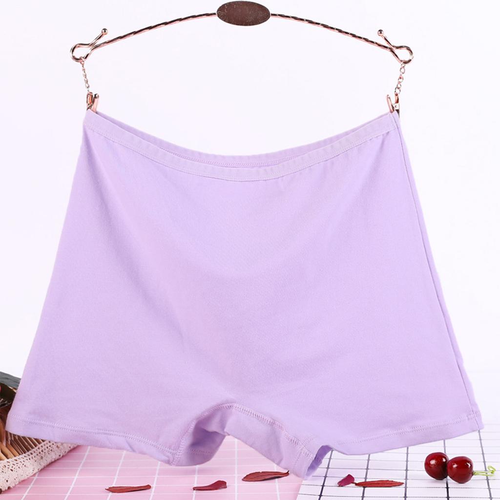 Women's Flat Cornered Underwear, Plus Size High Waisted Underwear
