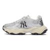 MLB New York Yankees Chunky Sneakers Unisex Low top Black/Pink/Silver 3ASHW075N-50SIS(Team80BOX)