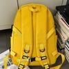 School Bag New High Value Solid Color Simple Backpack Junior High School Students Light Travel Spring Outing Large Capacity Backpack
