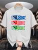 Unisex Summer Short Sleeve T Shirt Japanese Koi Fish Print Casual Fashion Loose Crew Neck Tee Streetwear Daily Basic Top