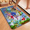Sonic Hedgehog Carpet Floor Mat Shaggy Rug 8X10 Rug Kids Room Rug Kitchen Floor Mat Fast Drying