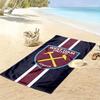 West Ham Logo Aufdruck Strandtuch, Großes Weiches Schnelltrocknendes Handtuch für Strand Camping Schwimmen