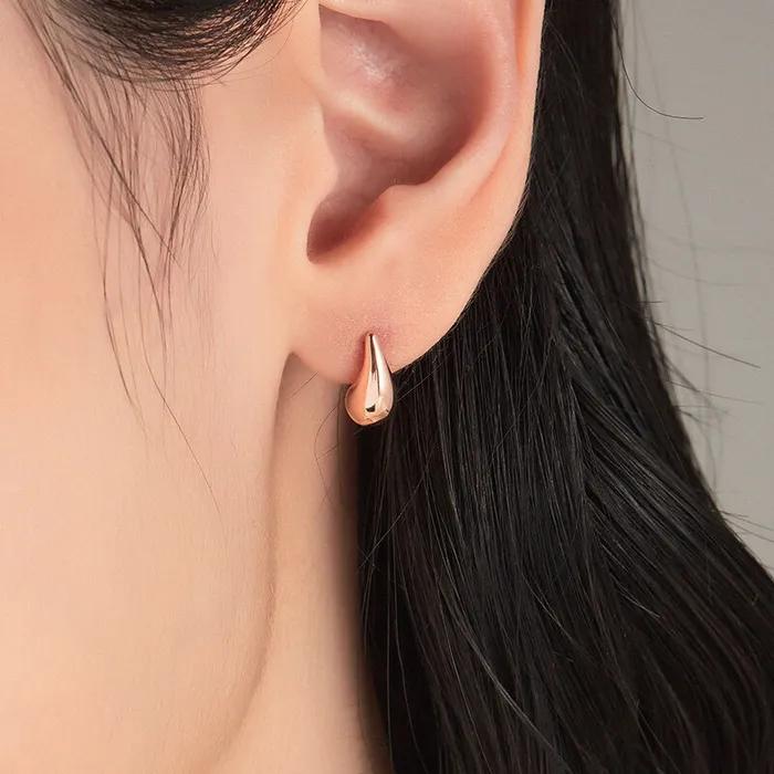 Brisa Water Flow Silver Pink Earrings TESSVP03162