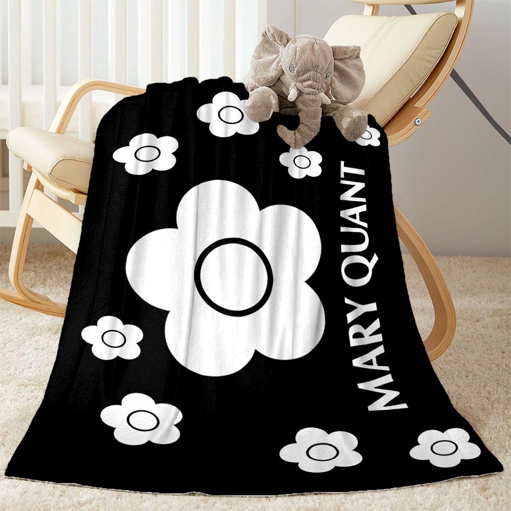 Flower Power Fashion Flannel Blanket-Soft and Suitable for Sofas,Beds,Offices,Travel,All Seasons,Great Gift for Holidays and Birthdays.