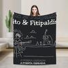 Fitos Fitipaldis Band Band Rock Spanish Blanket Warm Soft Fluffy Plush Throw Blanket For Couch Bed Flannel Bedspread Bed Cover
