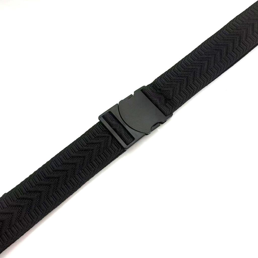 Comfortable Woven Belt for Men High Strength Nylon with Automatic Buckles for Outdoor Adventures