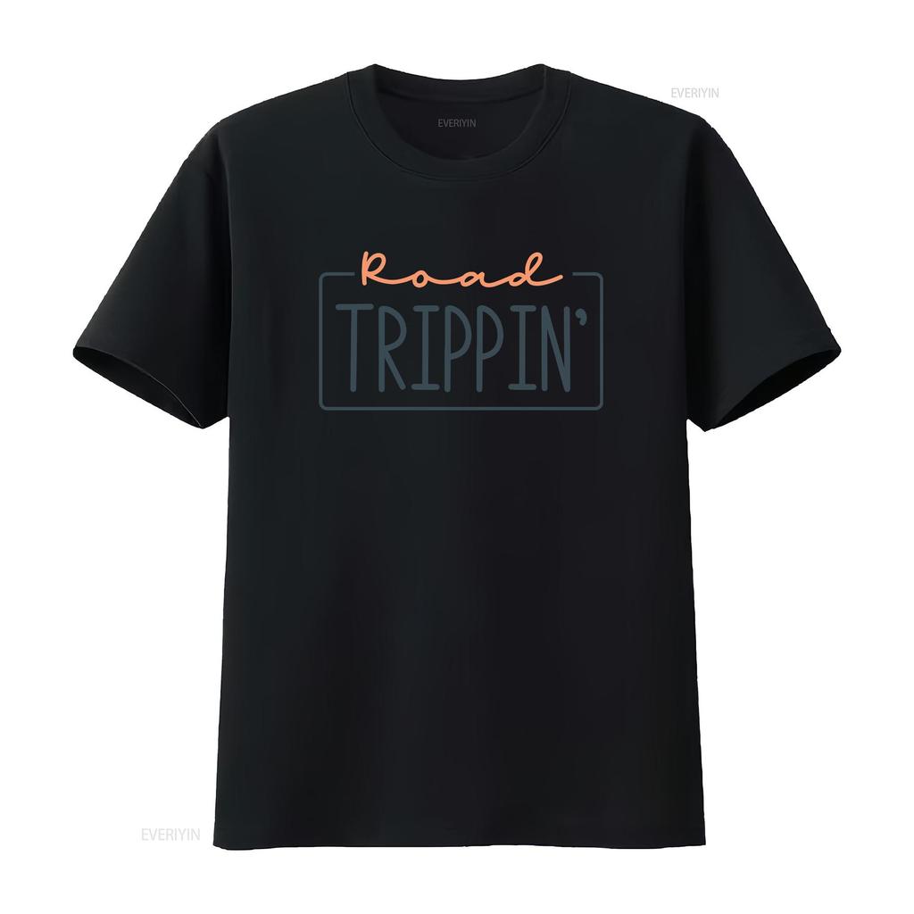 Road tripping shirt Vacation Summer Beach Camping tee trip Traveling Family vintage Washed Breathable Casual Stylish graphic