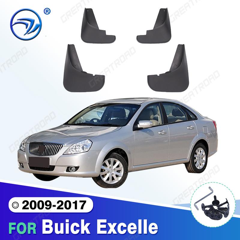 For Buick Excelle 2009-2017 2012 2013 2014 2015 2016 Fender Mudflaps Splash Guards Mudguards Mud Flaps Car Accessories