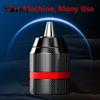 Metal Heavy Duty 1/2-20UNF 13mm Keyless Drill Chuck Hex Shank/SDS/Socket Square Female Adaptor Hardware Tool  Accessories