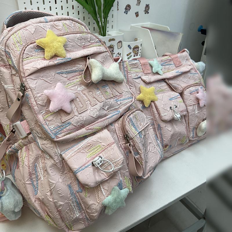 Children's Schoolbag, Primary School Students, Girls, Junior High School Students, High-value Backpack, Fashionable Backpack.