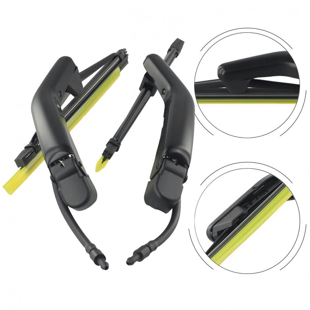 Replacement Headlight Wiper 2Pcs Accessories Black