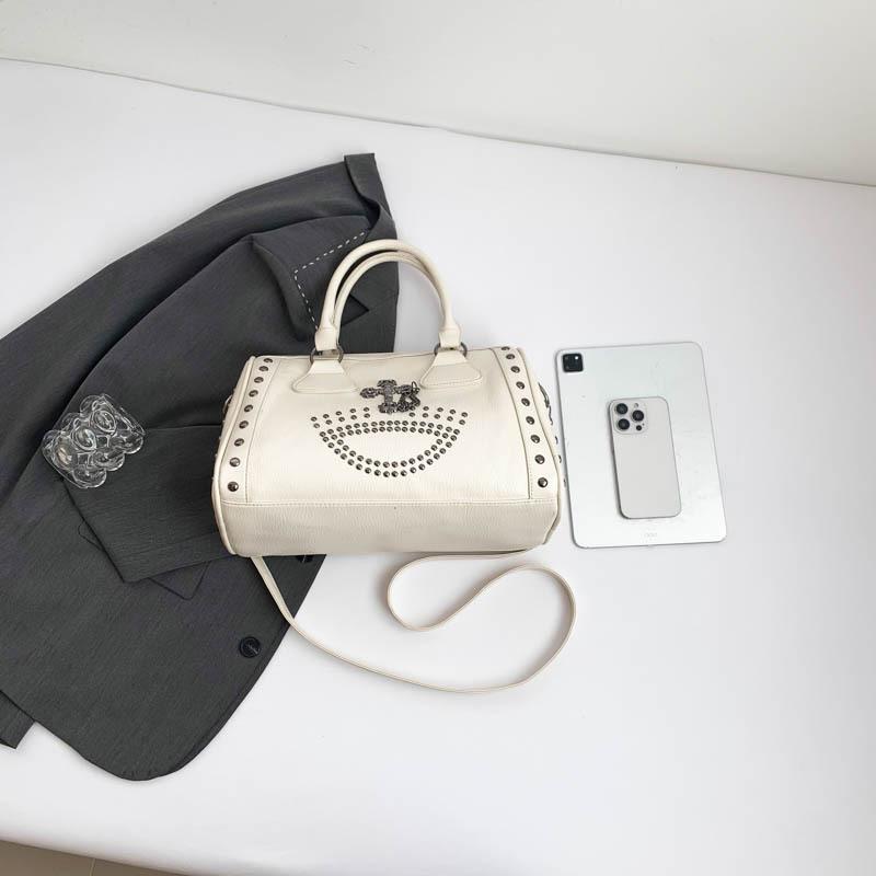 Punk-Stil Mode vielseitige große Kapazität Mehrfachfach Damen Tasche--Nietendekoration Umhängetasche/Pendler Handtasche