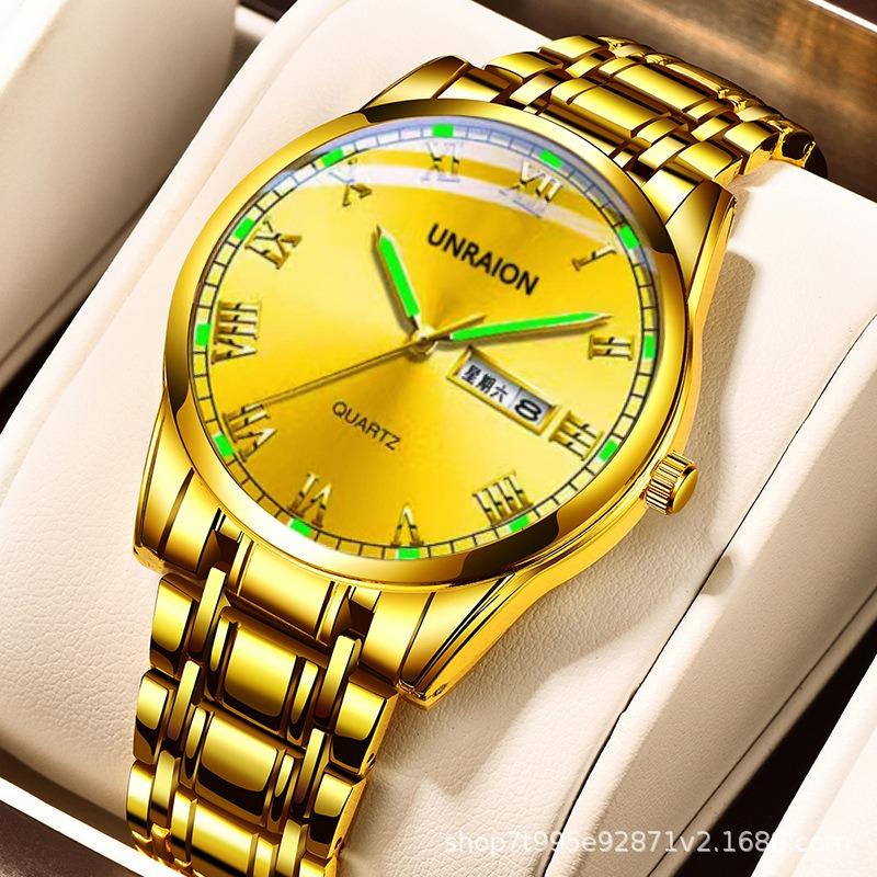 Men's Watches, Men's Doubles, Calendar Business Watches, Quartz Wristwatches