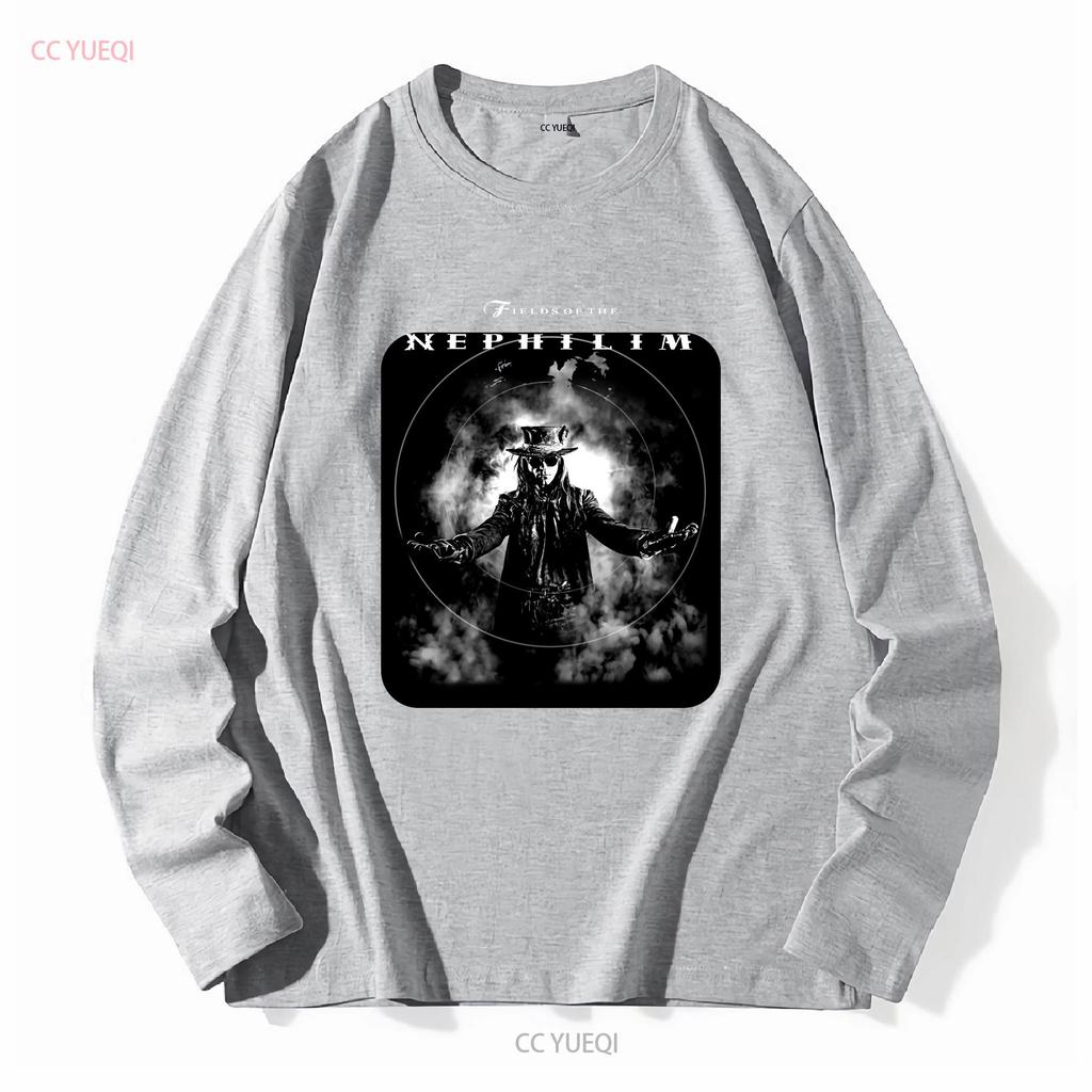 Fields Of The Nephilim Band T Shirt Classic Graphic Te4201 Vintage Washed Comfortable Designer Clothes Fashion Versatile