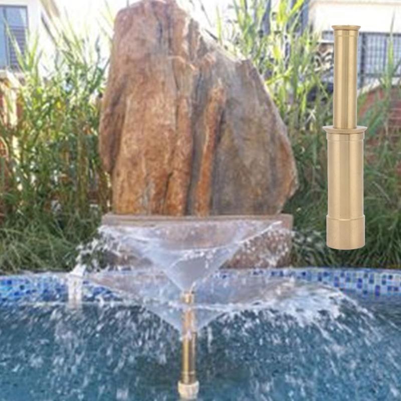 G1 invändig gänga fontänmunstycke dubbla lager trumpettyp pool dammsprutmunstycke för trädgård