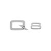 3D Chrome Glossy Black ABS TDI TFSI Car Rear Emblem Sticker for 4HGVI A1 A3 A4 A5 A6 A6L A7 A8 S3 S6 Q3 Q5 Q7 TT S RS