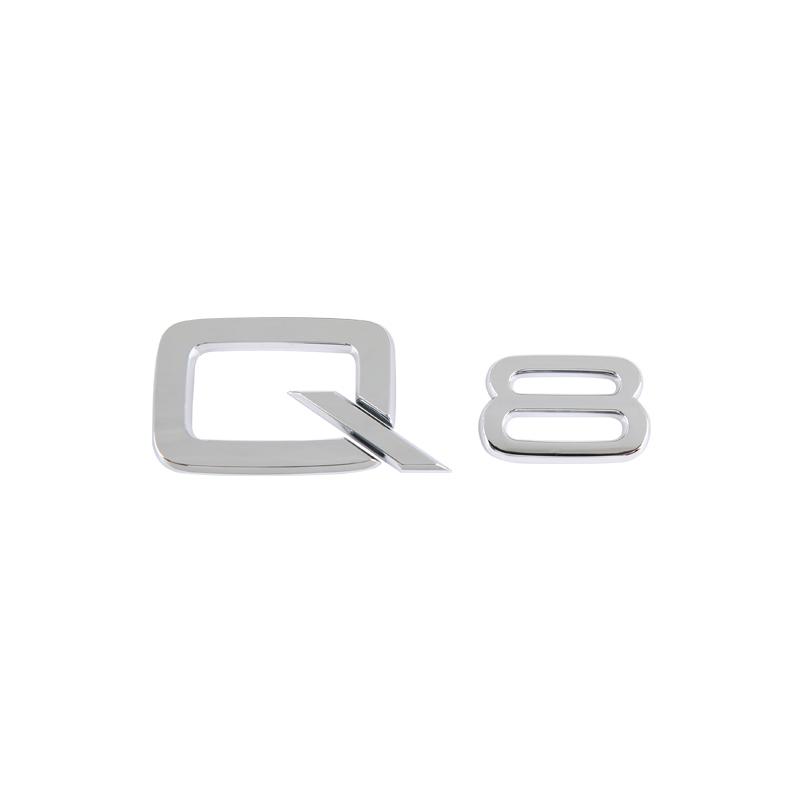 3D Chrome Glossy Black ABS TDI TFSI Car Rear Emblem Sticker for 4HGVI A1 A3 A4 A5 A6 A6L A7 A8 S3 S6 Q3 Q5 Q7 TT S RS
