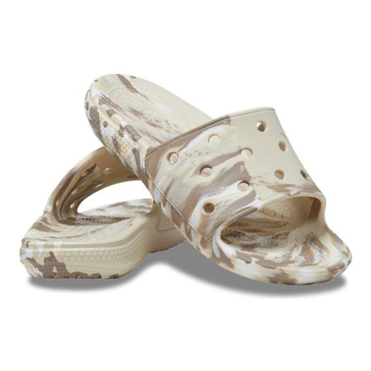 Crocs Classic Clog Slide Casual Comfortable Slide Sandals Unisex Footwear Brown 206879-2Y3