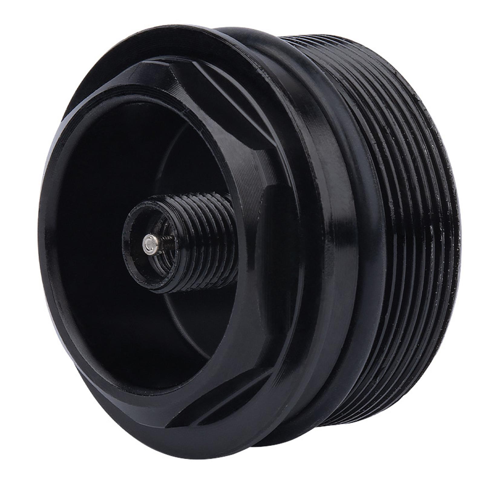 Septpenta Écrou de Valve de Fourche Avant de Vélo, Fourche Avant de Chambre À Air de 34 Mm, Ensemble de Capuchon de Fourche À Air de Vélo, Remplacement de Noyau de Valve