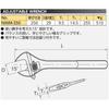 Kyoto Machinery Tools Nepros Monkey Wrench (KTC) NWM-250