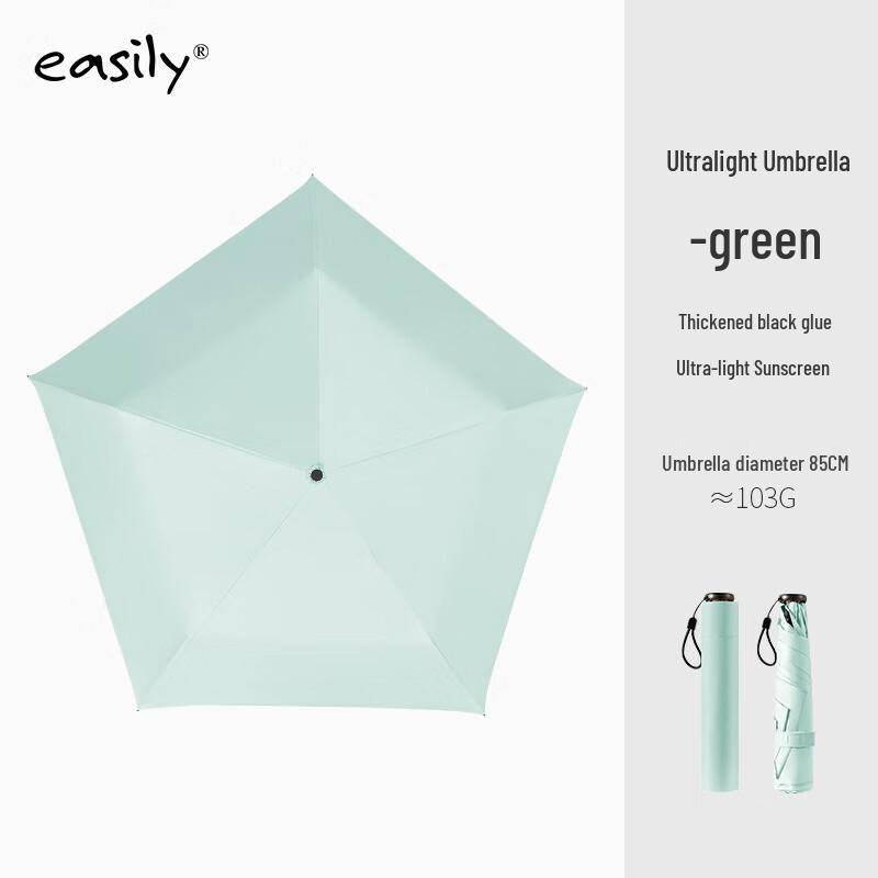 Easily UPF50+ Portable Automatic Mini UV Sun Umbrella