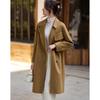 Elegant Mid-length Wool Blend Coat for Women