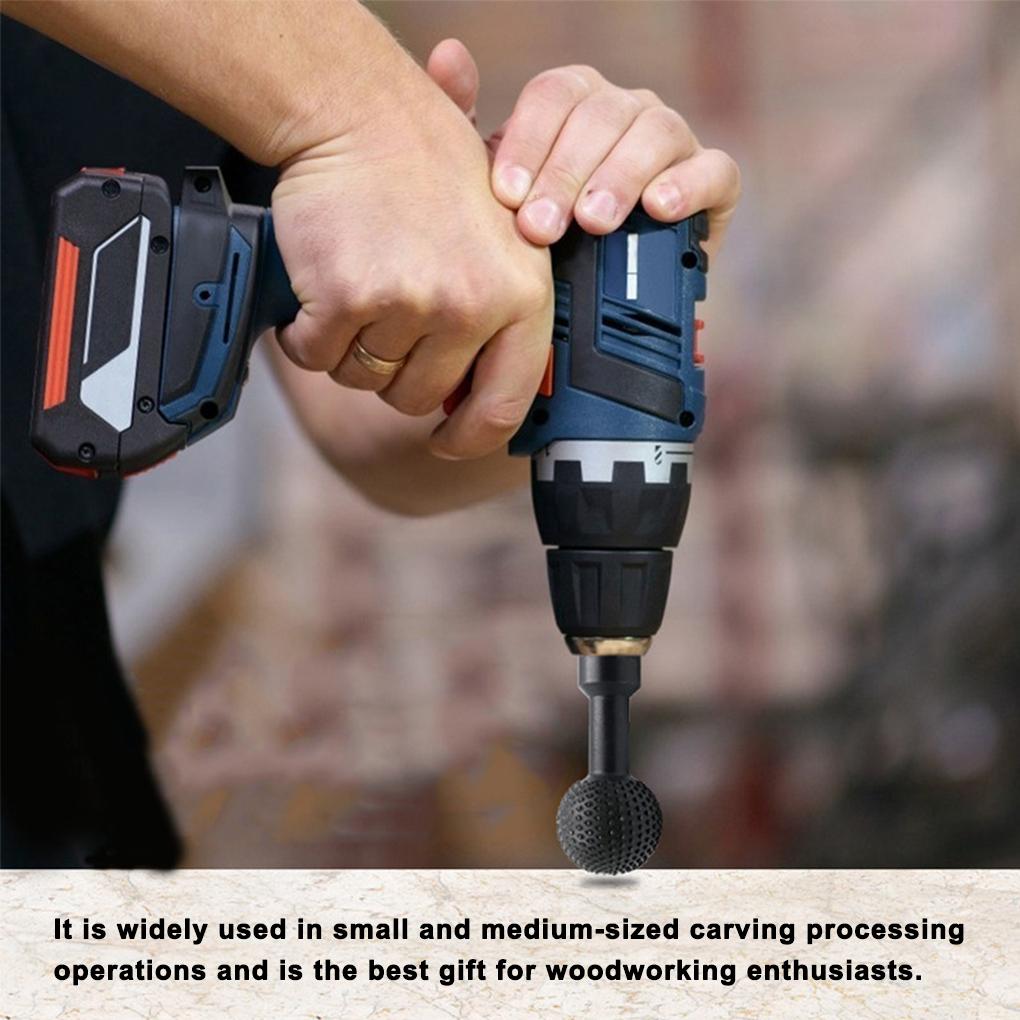 Kugelhobel, sphärische Spindeln, geformter Holzhobel, kraftvoller Schnitzaufsatz für Winkelschleifer, Holzrillenschnitzwerkzeug