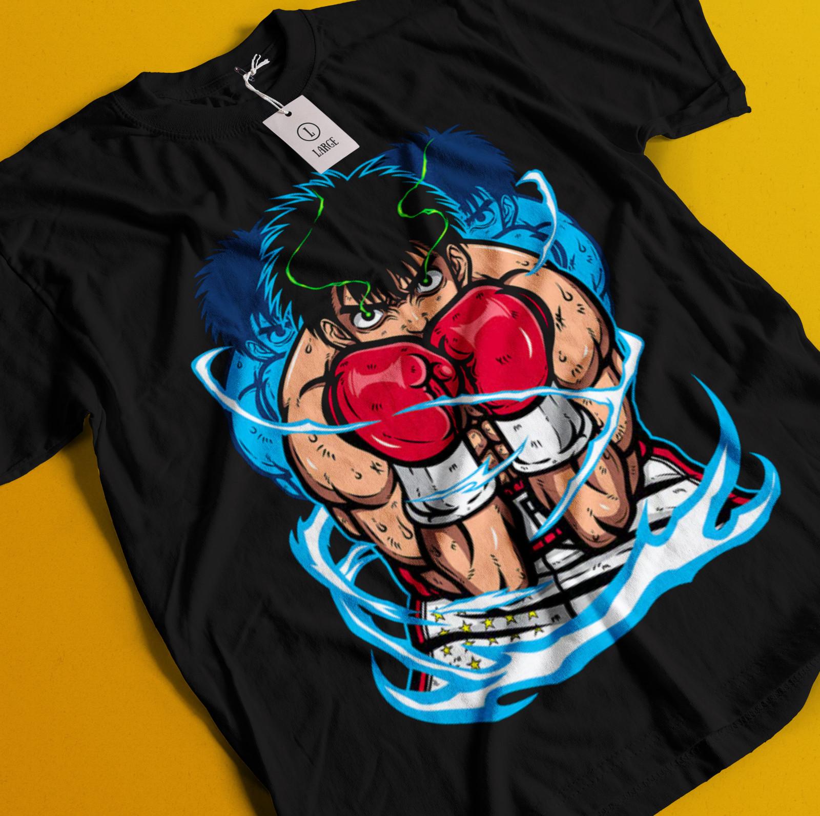 Hajime No Ippo T-Shirt Mens Womens Tees Top Makunouchi Shirt Mamoru Ichiro Miyata Tshirt Ryo Mashiba L