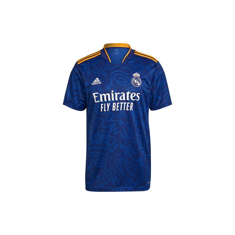 Men s adidas Training Sports Tournament Short Sleeve Soccer/Football SW Fan Edition Real Madrid Away Blue H40942 S
