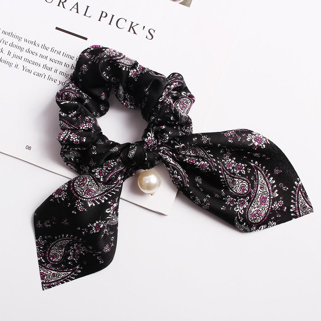 

[brisand] модная тканевая повязка для волос с принтом и бантом, женское кольцо для волос, обруч для головы, повязка на голову для девочек