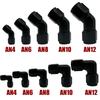 4AN 6AN 8AN 10AN 12AN Female Thread To Hose End Pipe Adapter for Braided Line 45 90 Degree Swivel Elbow Oil Cooler Hose Fittings