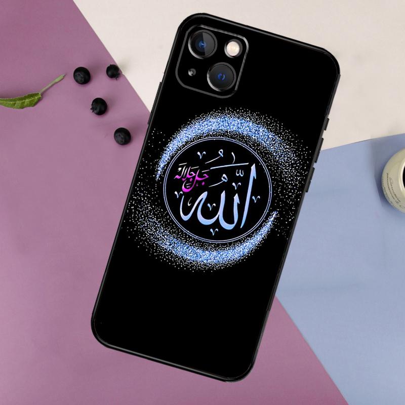 Muslim Islam Bismillah Allah Silicone Case For iPhone 17 15 13 12 11 14 Pro Max 16 Plus 12 13 Mini 16e 17 Air Back Cover
