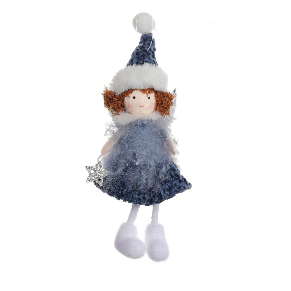 Angel Girl Christmas Angel Doll Old Man Snowman Hanging Pendant Plush Toy Pendant Party Gift Drop Ornaments Xmas Tree Pendant