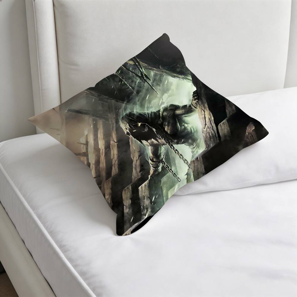 DDisturbed Band Cool Square Pillow Case Soft Decorative Throw Pillow Cover for Home Sofa Bed