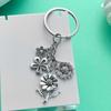 1pc New Fashion Sunflower Keychain, Alloy Metal Key Ring, Jewelry Gift For Friends