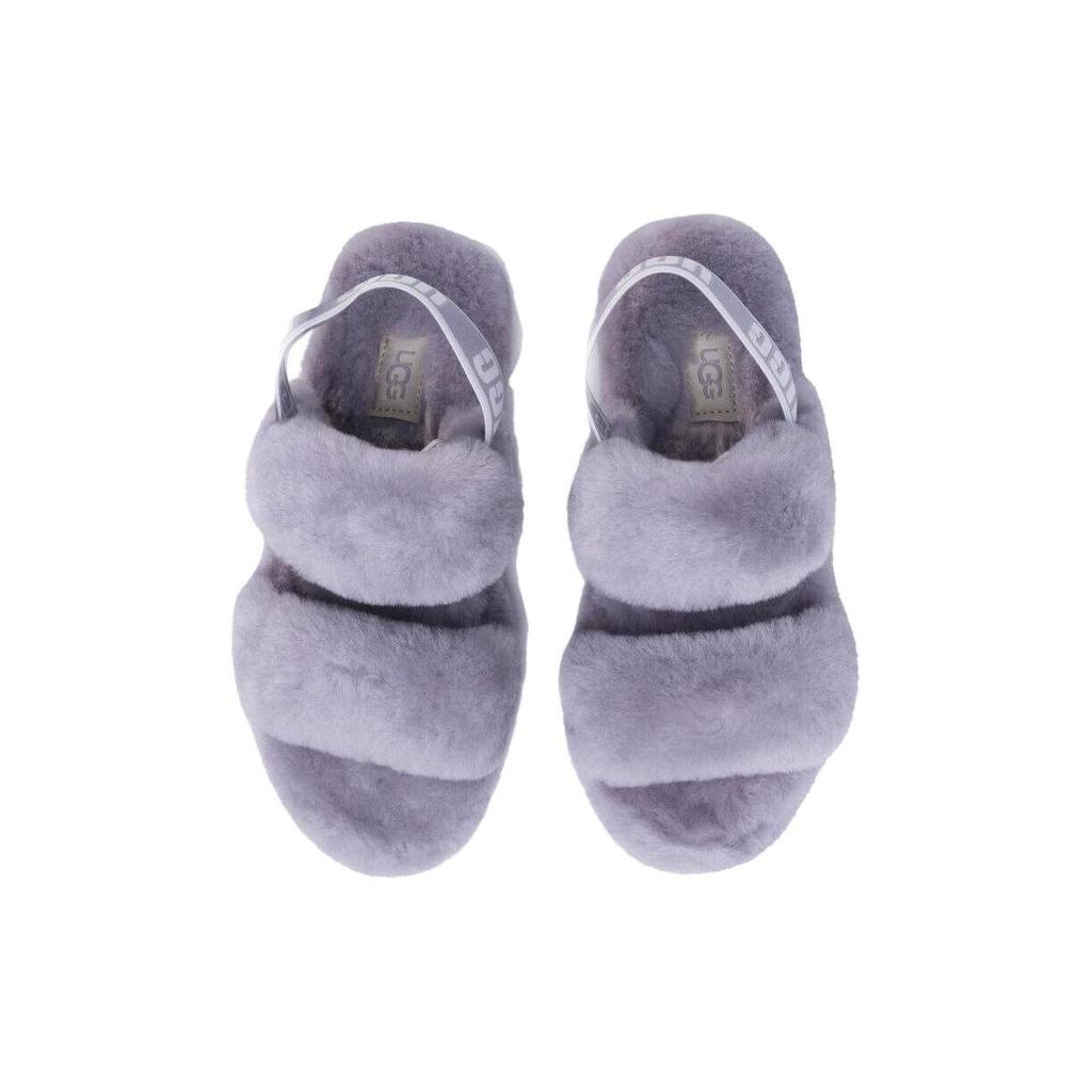 UGG Oh Yeah Sandals Gray Purple Women's 1107953-SAMT
