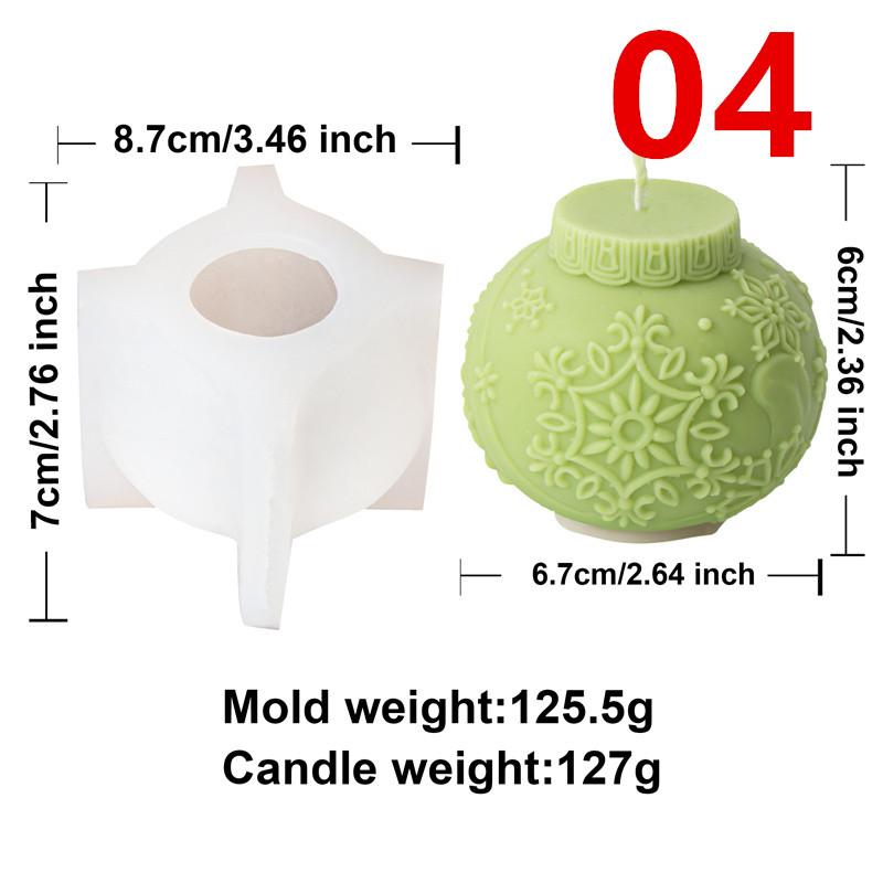 Christmas Bell Ball Silicone Candle Mold Snowflake Elk Shapes Festive Molds DIY Christmas Handmade Candles, Home Desktop Decor