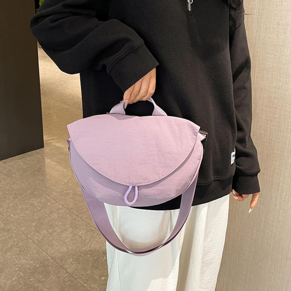 Nylon Fabric Shoulder Bag  High Capacity Women's Crossbody Messenger Pouch Leisure Versatile Shoulder Hobos Bag for Working