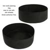 2PCS Durable 15 Gallon Grow Bag Round Heavy Duty Raised Planter Bag Black Fabric Plant Grow Bag Outdoor Gardening