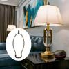 Decorative Bronze Finish Lamps Harp Kit Standard DIY Lamp Shade Holder Universal Shade Bracket Table Lamp